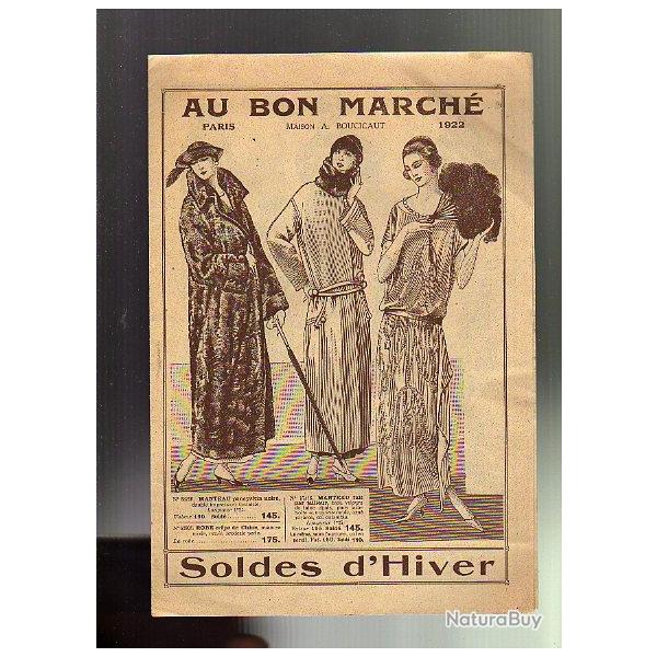 catalogue au bon march . solde d'hiver  1922