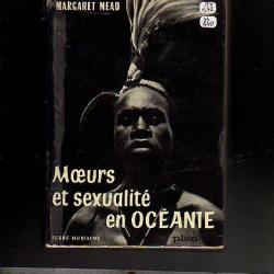 moeurs et sexualité en océanie . margaret mead terre humaine