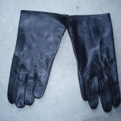 GANTS CUIR NOIRS ARMEE DE L'AIR