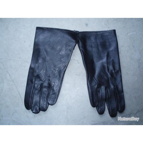 GANTS CUIR NOIRS ARMEE DE L'AIR