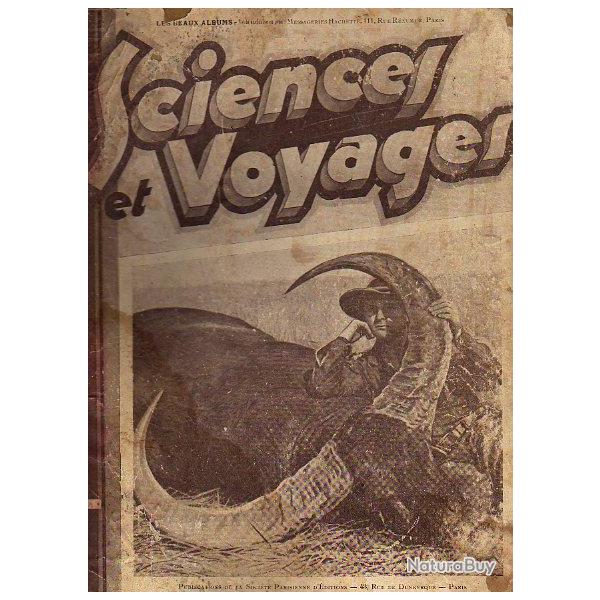 sciences et voyages .  reli . 1930-1931 . ethnologie. animaux