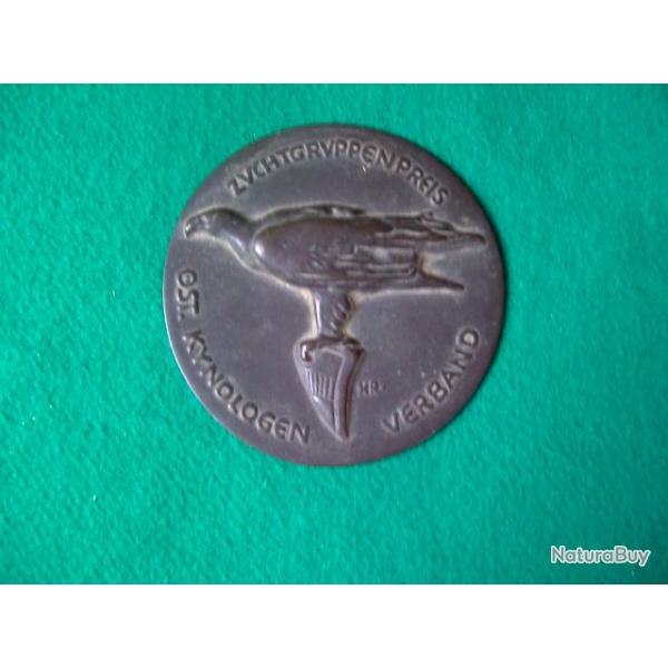 Mdaille prix d'association cynophile Allemande.