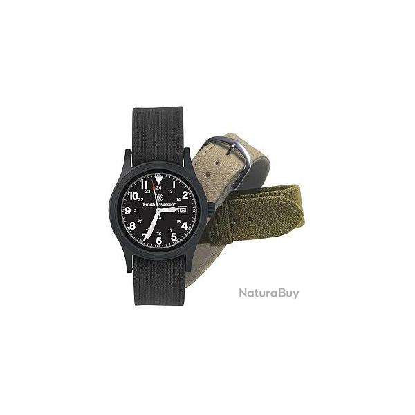 MONTRE SMITH&WESSON BLACK FACE SWW1464BLK MILITARY