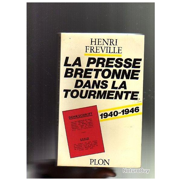 la presse bretonne dans la tourmente 1940-1946 d'henri freville Occupation