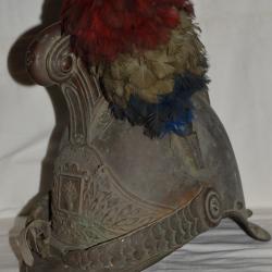 CASQUE SAPEURS POMPIERS Mle 1855/1872-FIREMEN HELMET M.1855/1872-BELLE EPOQUE-3° REPUBLIQUE