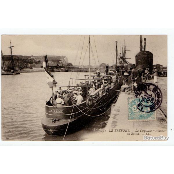 CPA - Marine Militaire -Le Torpilleur "Alarme au Bassin 1113