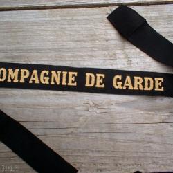 RUBAN BACHI MARINE :   COMPAGNIE DE GARDE