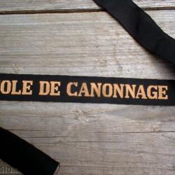 RUBAN BACHI MARINE :   ECOLE DE CANNONAGE