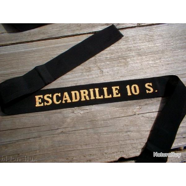 RUBAN BACHI MARINE :   ESCADRILLE 10.S