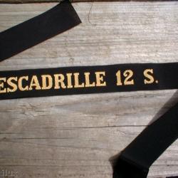 RUBAN BACHI MARINE :   ESCADRILLE 12.S