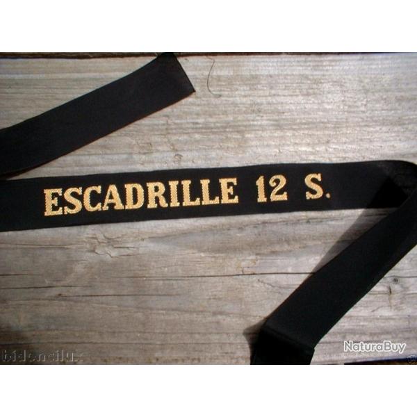 RUBAN BACHI MARINE :   ESCADRILLE 12.S