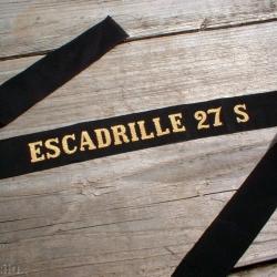 RUBAN BACHI MARINE :   ESCADRILLE 27.S