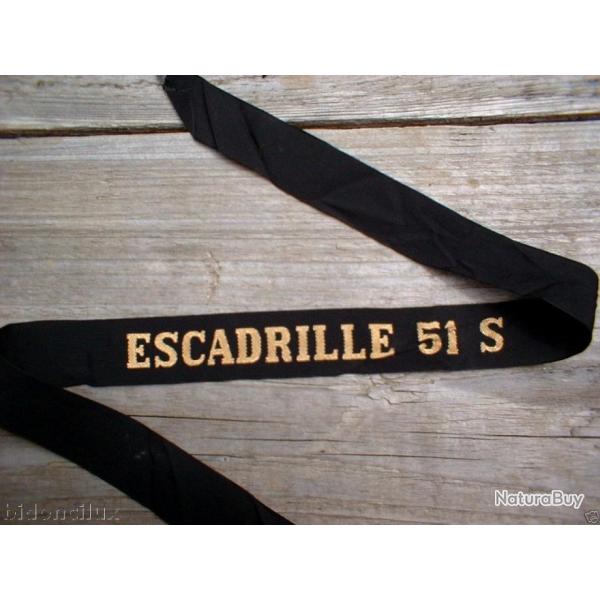 RUBAN BACHI MARINE :   ESCADRILLE 51.S