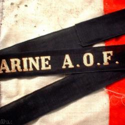 RUBAN BACHI MARINE :   MARINE  A.O.F.