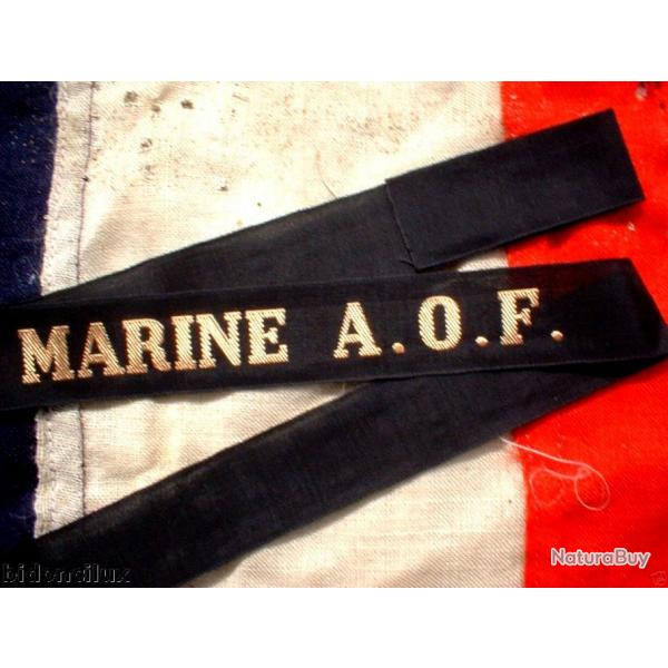 RUBAN BACHI MARINE :   MARINE  A.O.F.