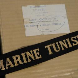 MARINE TUNISIE : RUBAN BACHI MARINE :   MARINE  TUNISIE