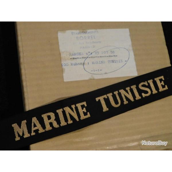 MARINE TUNISIE : RUBAN BACHI MARINE :   MARINE  TUNISIE