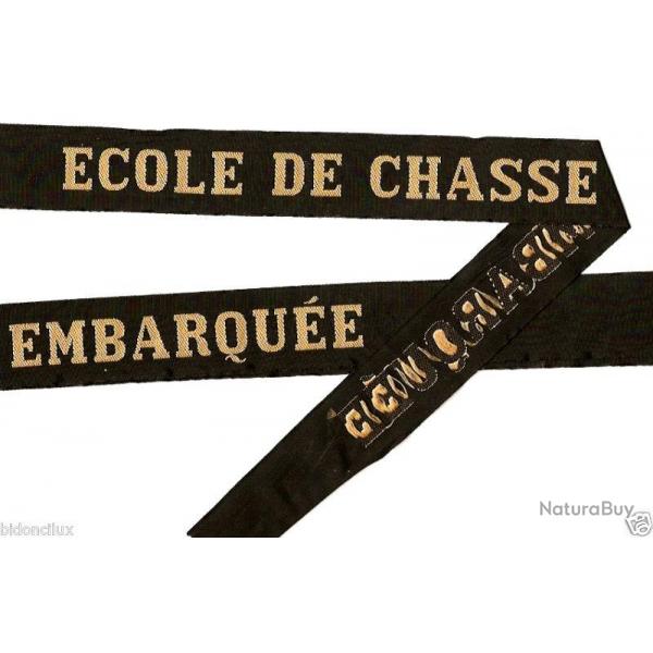 RUBAN BACHI MARINE :   ECOLE DE CHASSE EMBARQUEE