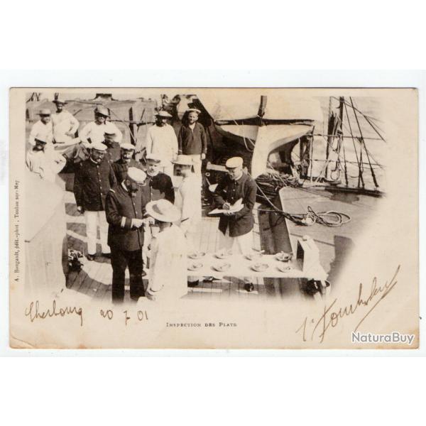 CPA - Marine "INSPECTION DES PLATS " N1217