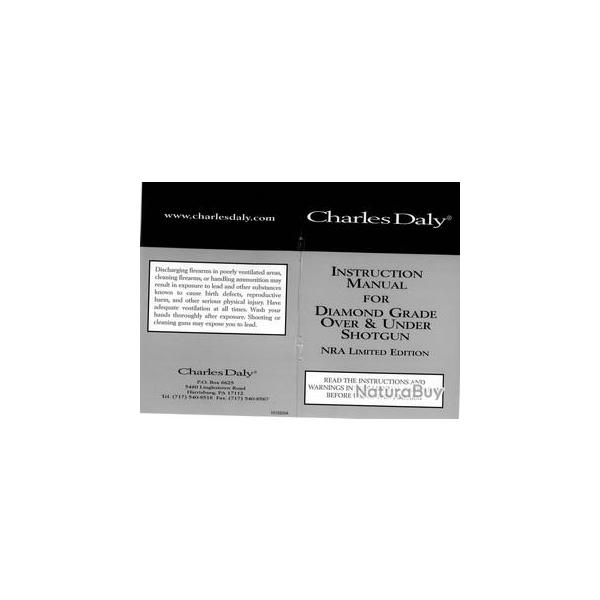 Charles Daly Diamond grade over & under shotgu manuel pdf 8x57