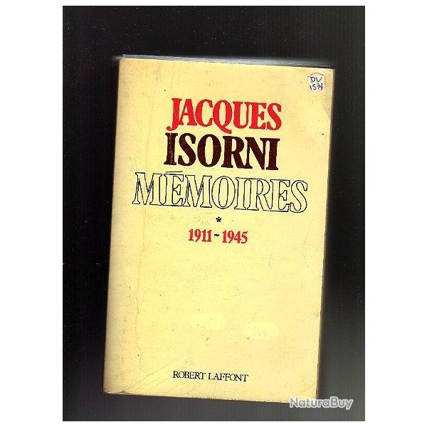 jacques isorni . mmoires 1911-1945 . tome 1