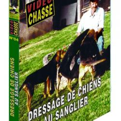 DRESSAGE DE CHIENS AU SANGLIER -DVD NEUF µ