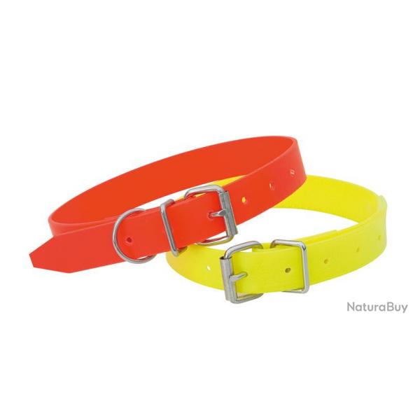 Collier Fluo Jaune chien de chasse