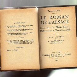 le roman de l'alsace . alsace 1924 - le malaise alsacien - médiation sur le mont sainte odile.