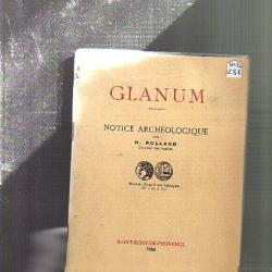glanum , notice archéologique . H. Rolland