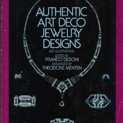 bijoux art déco , authentic art déco jewelry designs  de franco deboni en anglais tout en illustrati