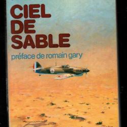 ciel de sable  de claude raoul duval, groupe de chasse alsace libye 1942 , rare