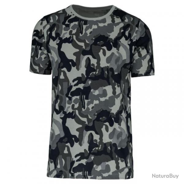 Tee shirt manche courte camouflage urban camo 100% coton