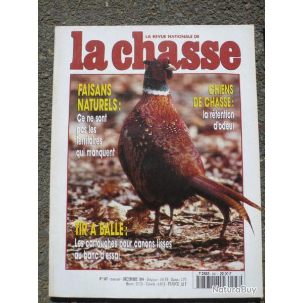 Revue nationale de la chasse n567 - dcembre 1994