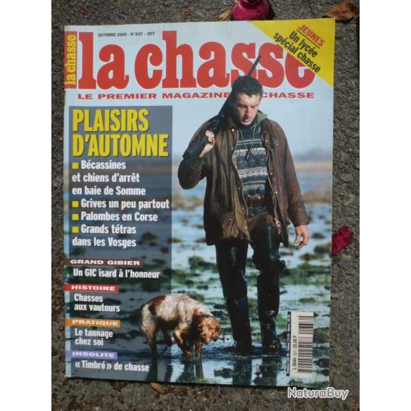 Revue nationale de la chasse n637 - octobre 2000