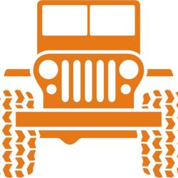 Sticker jeep autocollant