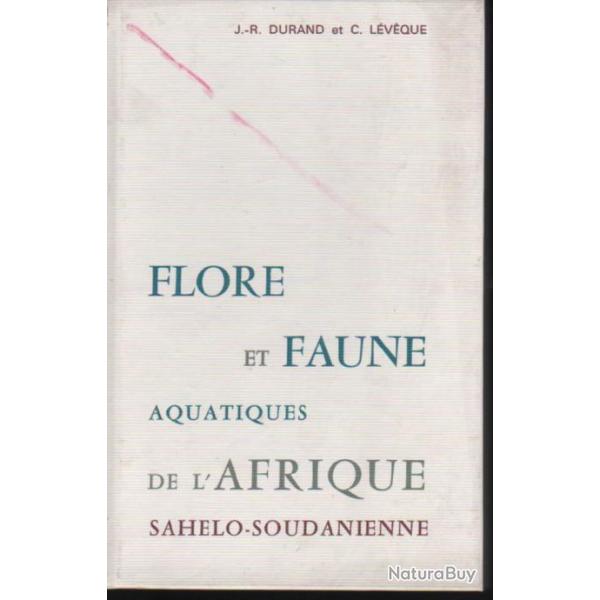 Flore et faune aquatique de l'afrique sahelo soudanienne  2 volumes reli cartonn