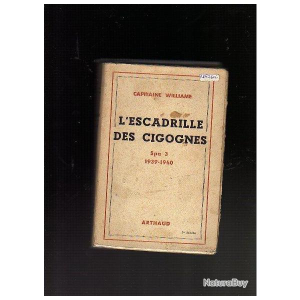 l'escadrille des cigognes . spa 3 ,1939- 1940  ddicac , aviation