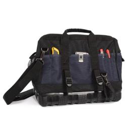 Sac &agrave; outils grande ouverture avec fond plastique