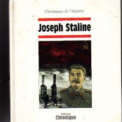 joseph staline . editions chronique . révolution russe , urss.