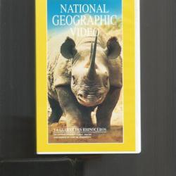 la guerre des rhinocéros. national géographic vidéo , vhs