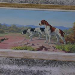 SCENE DE CHASSE signé BARRAGAN