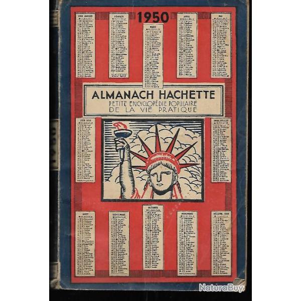 Almanach hachette 1950