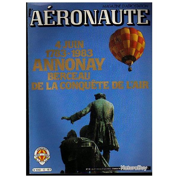 l'aronaute n 10 . magazine d'arostation. ballons et dirigeables.