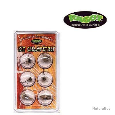 Kit 6 Mouches Ragot Série Champêtres