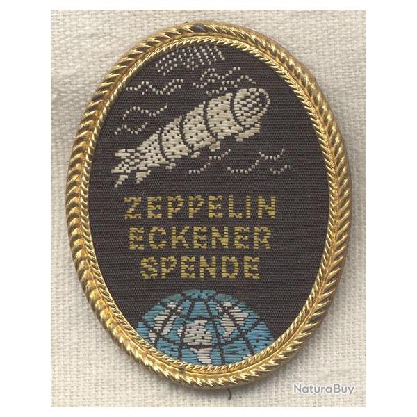 rare insigne zeppelin eckener spende. dirigeable rigide