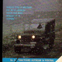 revue VMI, véhicules militaires internationale n°4 . scout car , jeep, ft 17, weasel, autocar