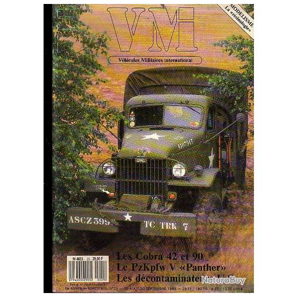 revue VMI, vhicules militaires internationale n25. panther , ural 377, cobra 42 et 90