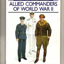 le commandement allié WWII. les grands officiers commandant . osprey