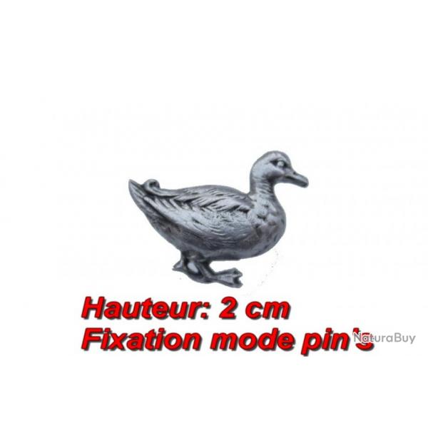 Insigne reprsentant un canard 100% tain (fixation mode pin's)