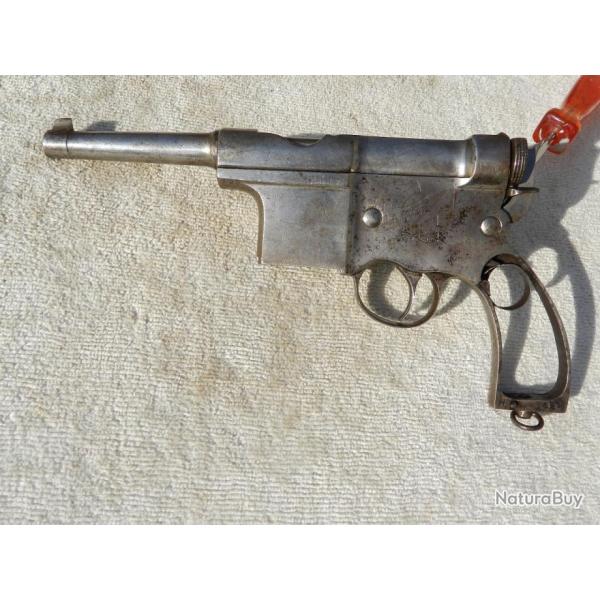 RARE PISTOLET CHAROLA Y  ANITUA  7 mm ,  CATEGORIE COLLECTION
